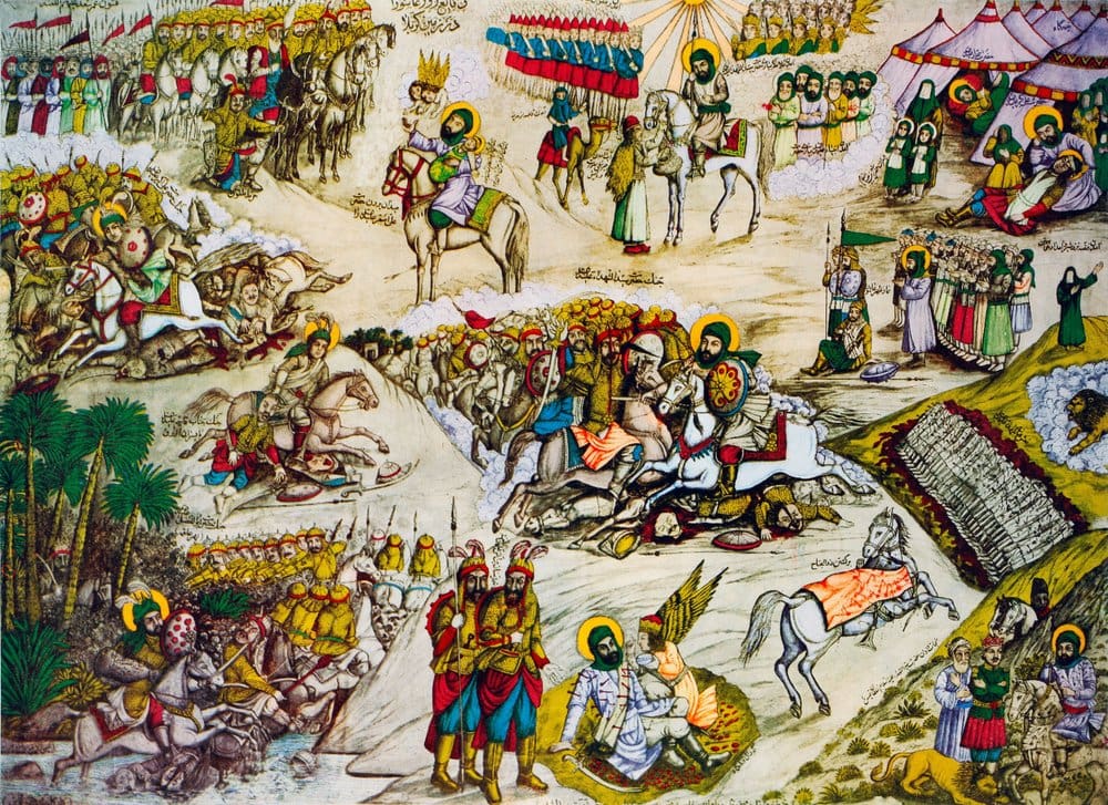 O local da batalha, onde Husayn ibn Ali e seus seguidores enfrentaram um massacre.