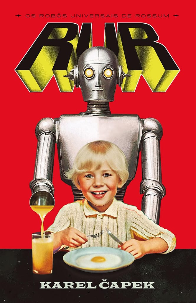 Poster da peça R.U.R. de Karel Čapek