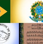 Alguns dos símbolos nacionais do Brasil