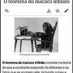 O Teorema do Macaco Infinito: Será que os macacos poderiam digitar Shakespeare?
