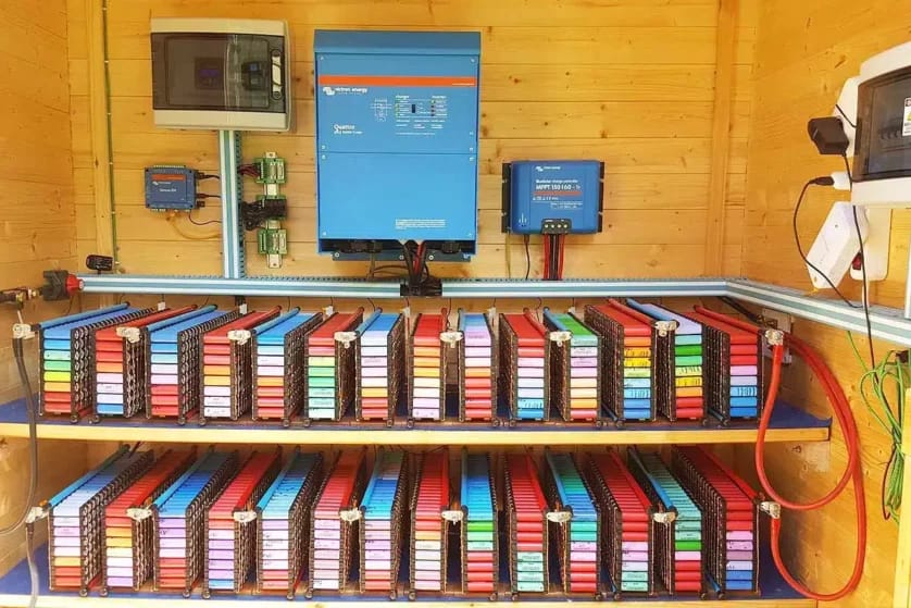 Como o reaproveitamento de baterias de notebooks transformou uma casa em um exemplo de energia independente