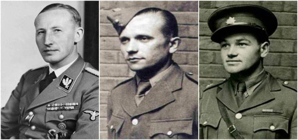 Os paratroopers tchecos responsáveis pela execução da Operação Antropoide.